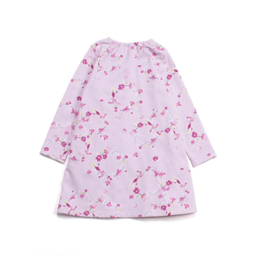 hakka kids(ハッカキッズ)のハッカキッズ　さくらリングワンピース　100 美品 キッズ/ベビー/マタニティのキッズ服女の子用(90cm~)(ワンピース)の商品写真