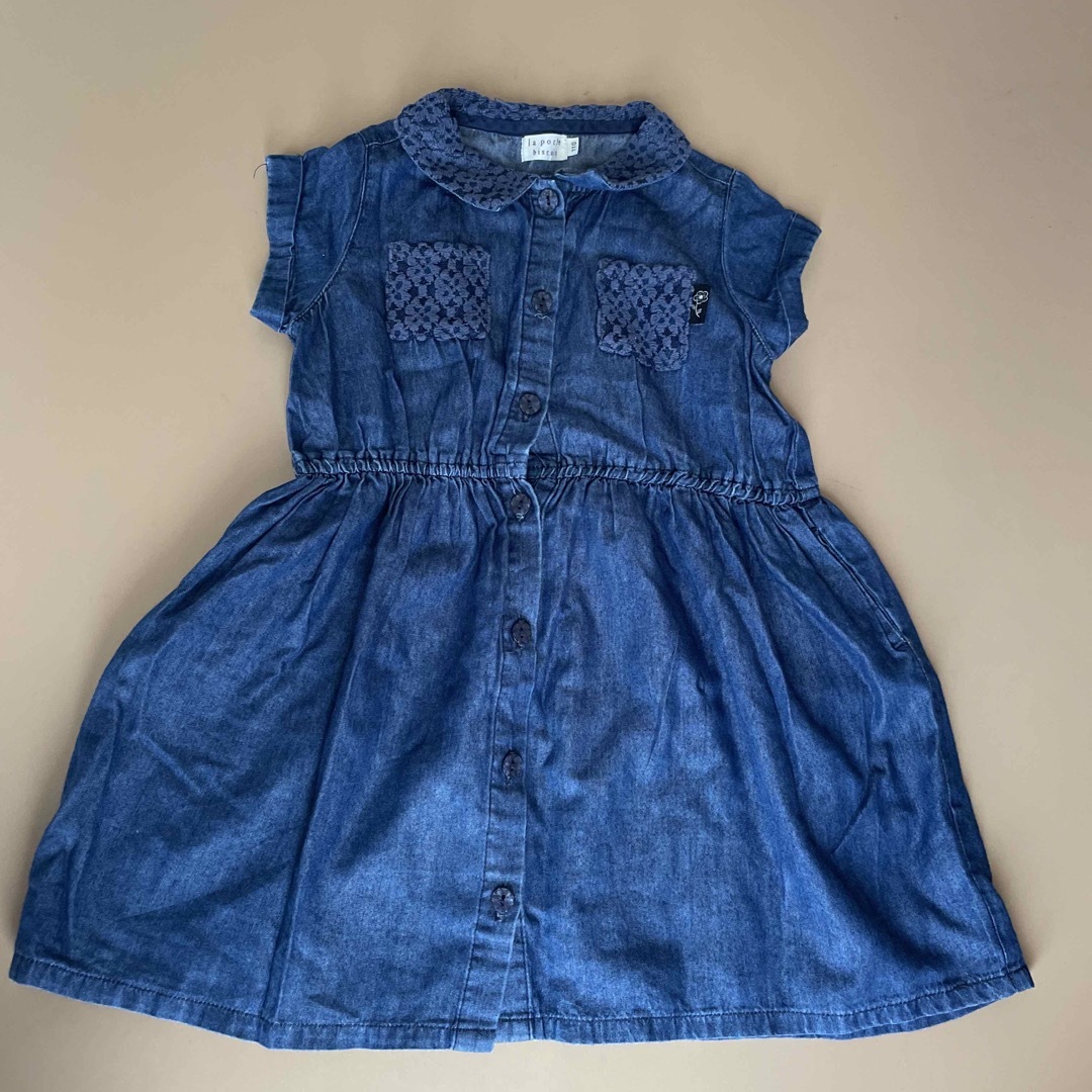 la poche biscuit(ラポシェビスキュイ)のLa poche biscuit ワンピース　110cm キッズ/ベビー/マタニティのキッズ服女の子用(90cm~)(ワンピース)の商品写真