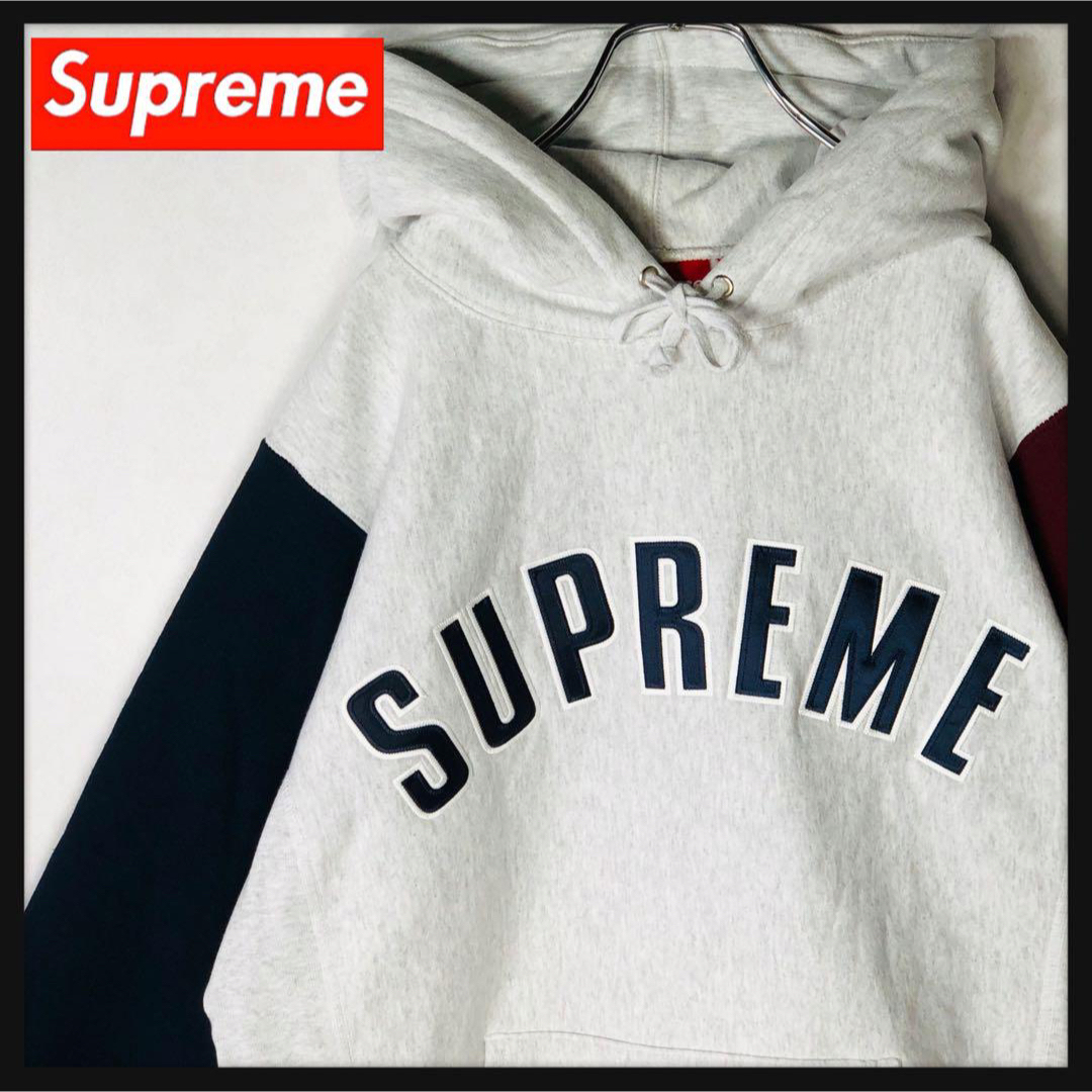 美品 マルチカラー シュプリーム Supreme パーカー