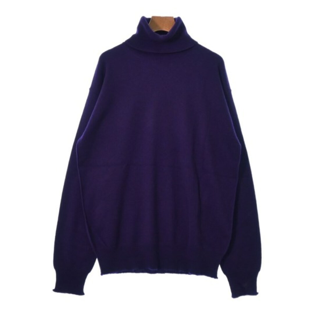 BLAMINK ブラミンク ニット・セーター 48(XXL位) 紫