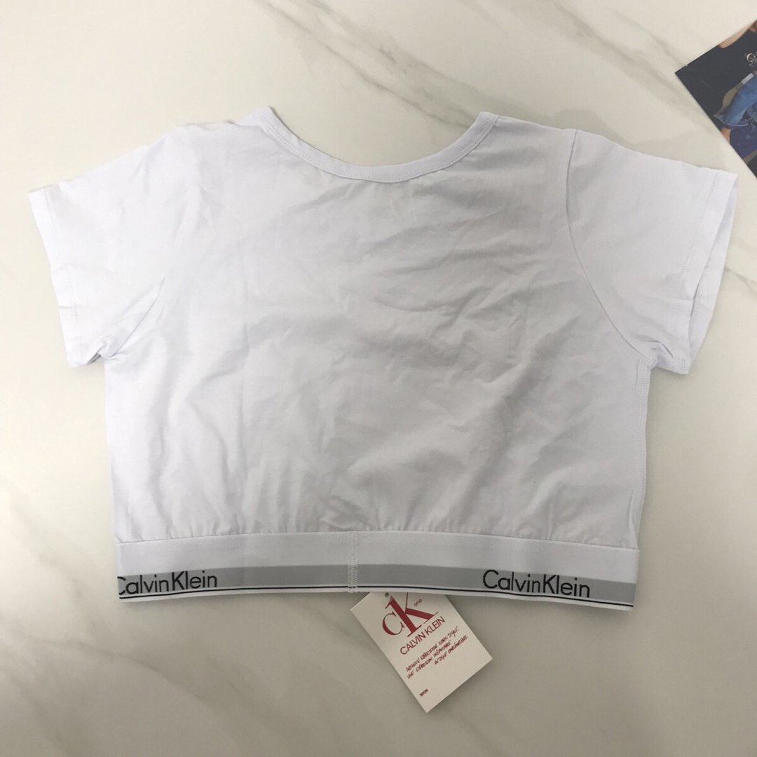 ck Calvin Klein(シーケーカルバンクライン)のカルバンクライン　ck 半袖　Tシャツ　ブラレット　 ホワイト　Mサイズ メンズのトップス(Tシャツ/カットソー(半袖/袖なし))の商品写真