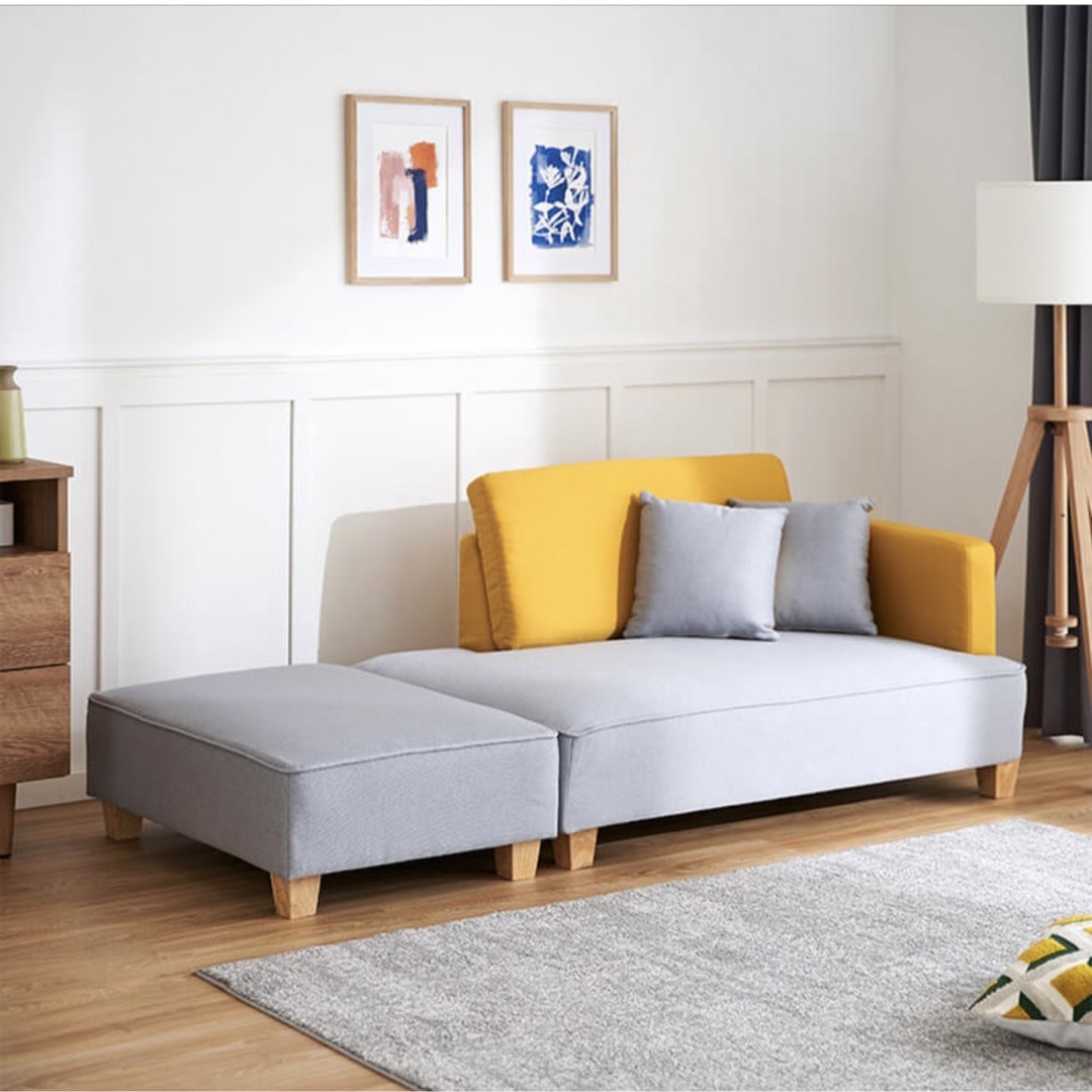 MUJI (無印良品) - 【美品‼️】LOWYA ソファ ツートンの通販 by ナ's