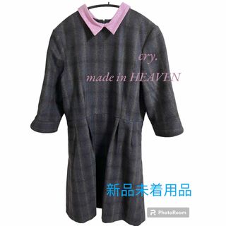 クライ(Cry. STORE)の「新品未着用」cry. made in HEAVENワンピースFree M(ひざ丈ワンピース)