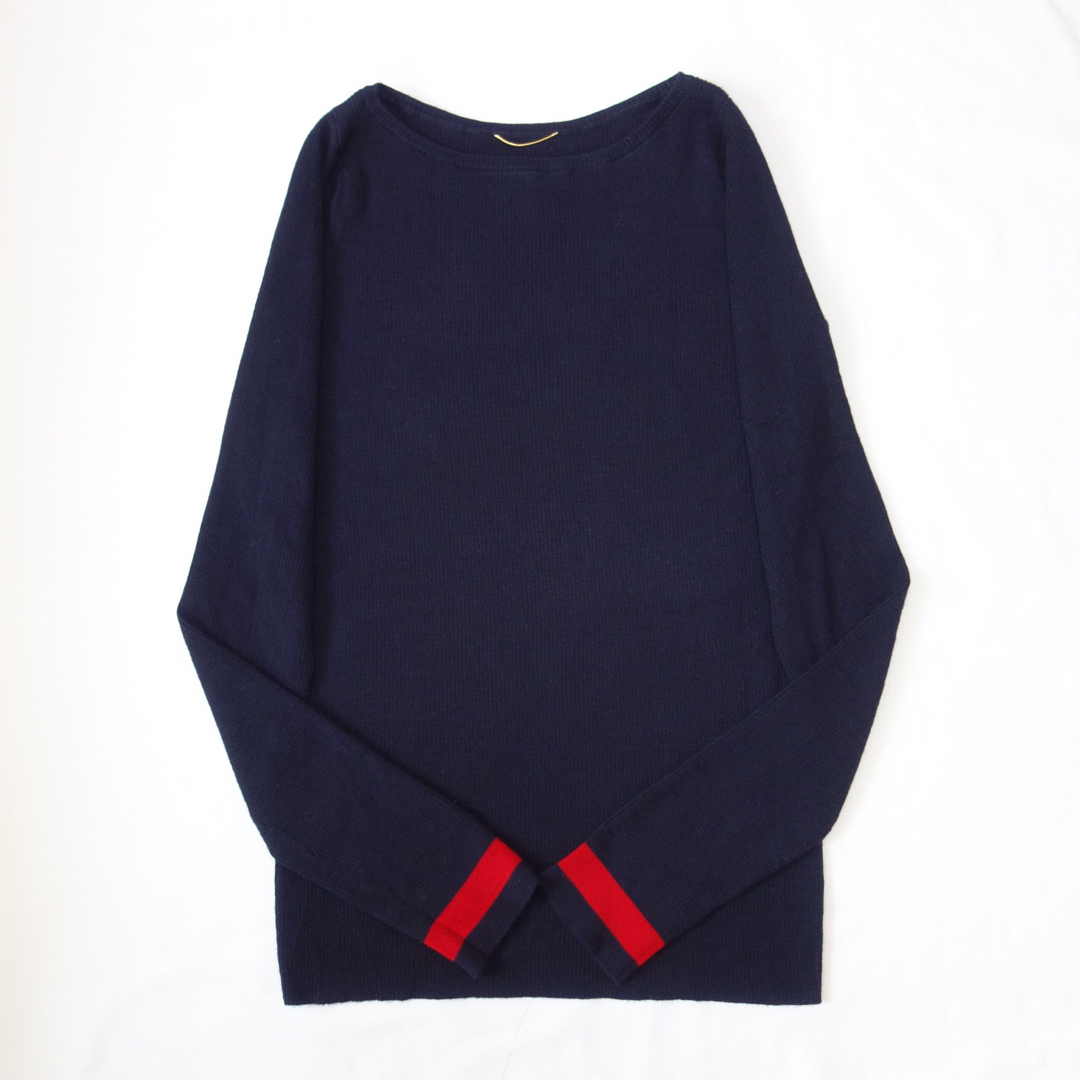 アパルトモン ★ Sleeve Border ボートネック Knit