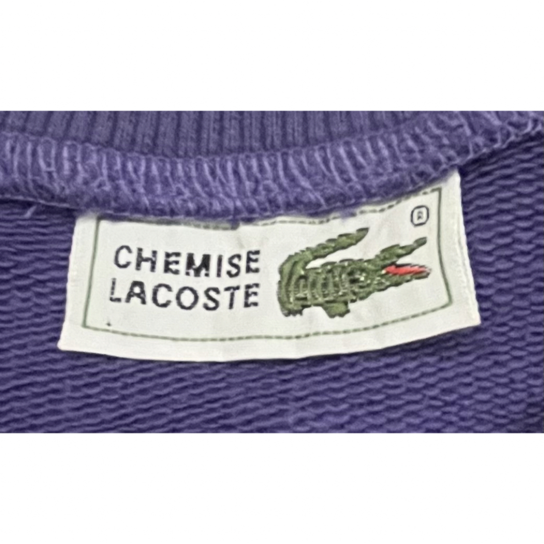 LACOSTE - 90s ラコステ CHEMISE LACOSTEスウェット の通販 by サロ's