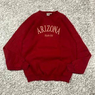 アリゾナ(ARIZONA)の【90sUSA製】アリゾナ　刺繍ロゴ　ビンテージスウェット　ビッグシルエット(スウェット)