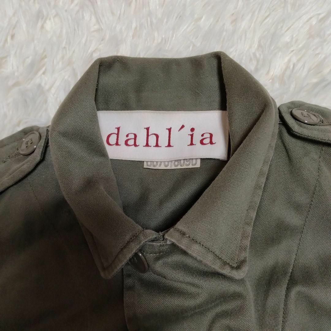 Dahlia(ダリア)のdahlia ミリタリー シャツ ジャケット free カーキ レディースのジャケット/アウター(ミリタリージャケット)の商品写真