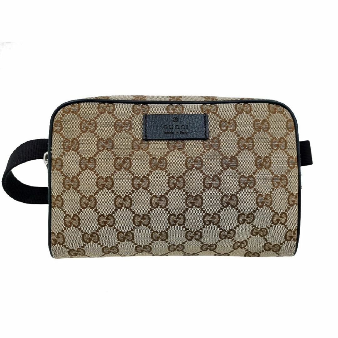 未使用品！GUCCI【グッチ】GGキャンバス×レザー ボディバッグ ベルト