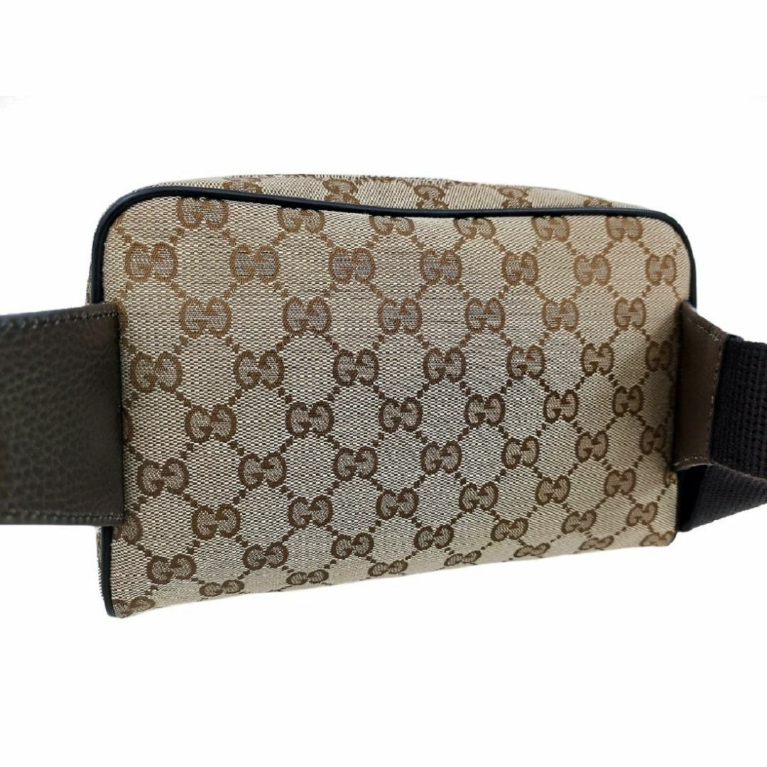 Gucci - 未使用品!GUCCI【グッチ】GGキャンバス×レザー ボディバッグ