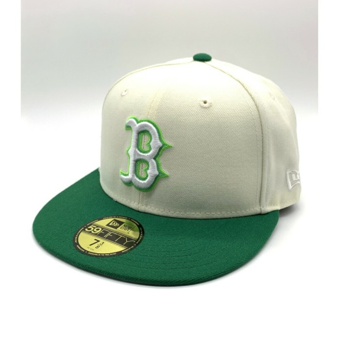 帽子New Era ニューエラ Boston Red Sox ボストンレッドソックス WS13 59FIFTY キャップ HAT CLUB オフホワイト グリーン Size 7 3/8(58.7cm)