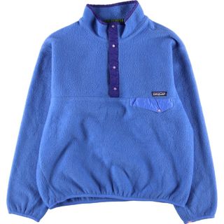 パタゴニア(patagonia)の古着 91年製 パタゴニア Patagonia スナップT ハーフスナップ フリースプルオーバー メンズL ヴィンテージ /eaa365597(その他)