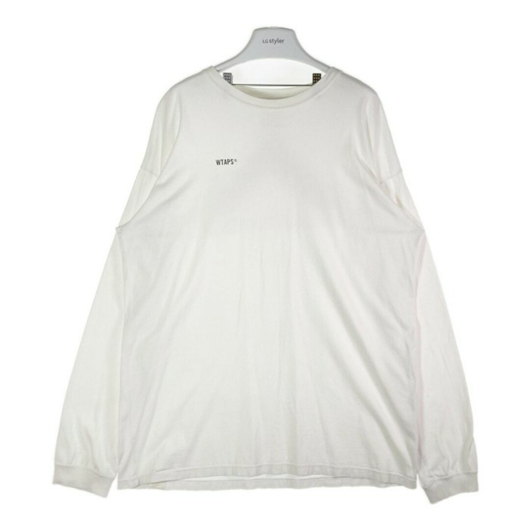 ★WTAPS ダブルタップス 202ATDT-LT02S 20AW 40PCT UPARMORED ロゴ ロンT ホワイト size05