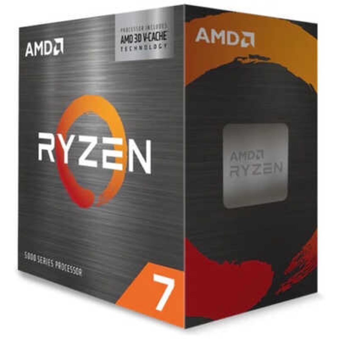 AMD AMD Ryzen 7 5800X3D W/O Cooler〔CPU〕PC/タブレット