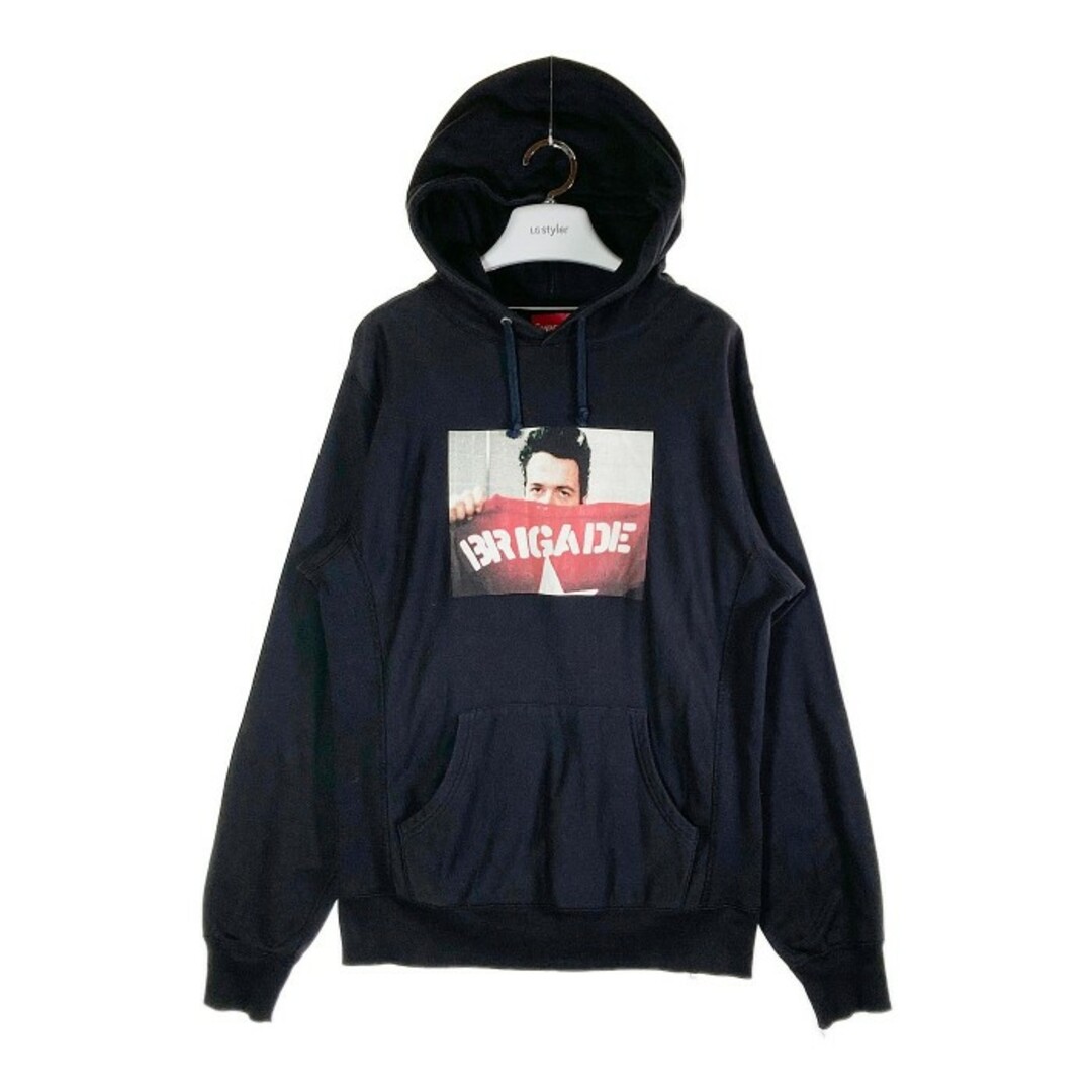 ★SUPREME シュプリーム 10AW Clash Bridge Hoodie Joe Strummer  ザ・クラッシュ ブリゲード パーカ ジョーストラマー ブラックsizeMトップス