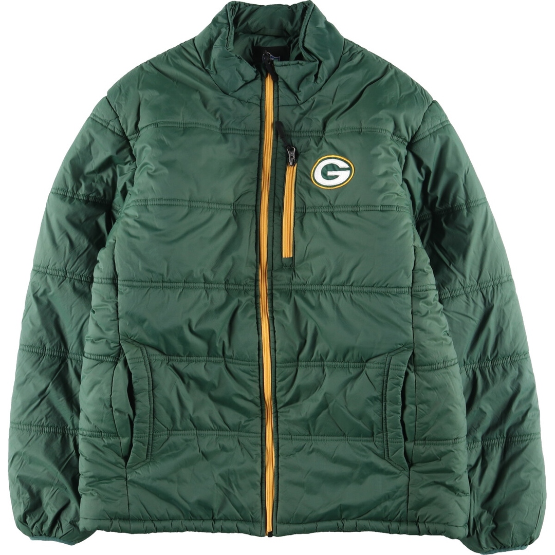 eaa388655取扱店NFL GREEN BAY PACKERS グリーンベイパッカーズ 中綿ジャケット メンズXL /eaa388655