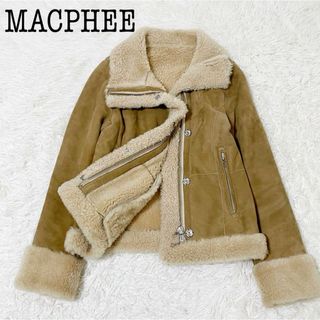 MACPHEE - マカフィー　リアルムートンコート　羊革　ラムレザー　トゥモローランド