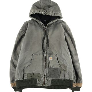 カーハート Carhartt ネイティブ柄 ダック地ワークブルゾン メンズXL /eaa291525