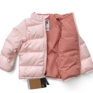 ザノースフェイス(THE NORTH FACE)のノースフェイス キッズ ダウンジャケット 95cm ピンク⭐︎即日発送可(ジャケット/上着)