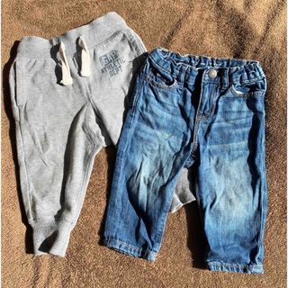 ベビーギャップ(babyGAP)の◎babyGAP  スウェット デニム パンツ 80cm(パンツ)