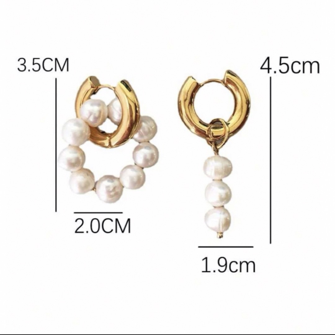 TODAYFUL(トゥデイフル)の【Design pearl hoop pierce】#07 18k SALE‼️ レディースのアクセサリー(ピアス)の商品写真