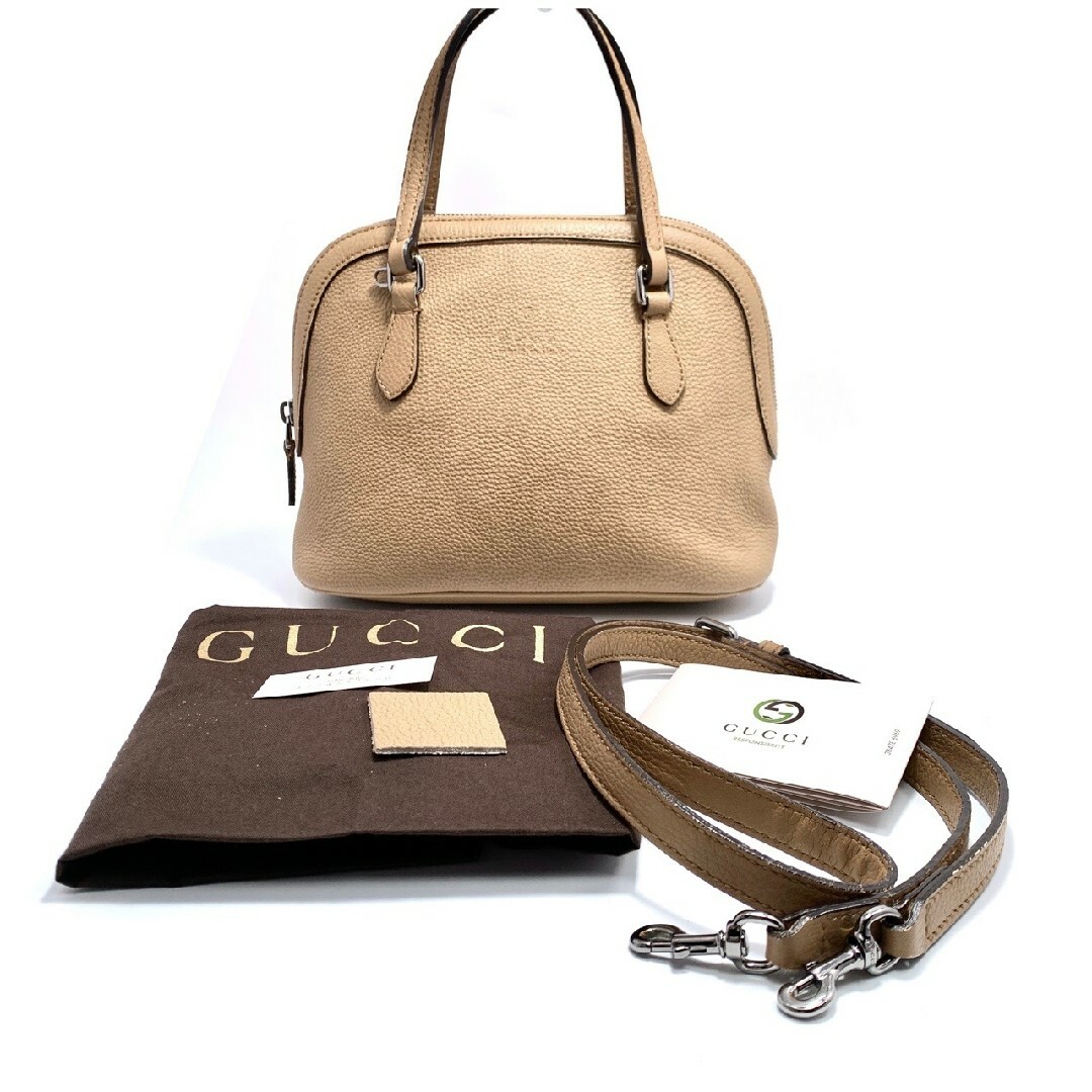 Gucci - レア品✨グッチ ハンドバッグ 2way ショルダーバッグ レザー
