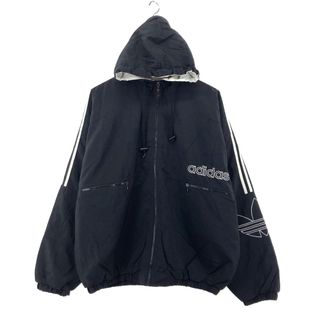 アディダス(adidas)の古着 90年代 アディダス adidas トレフォイルロゴ 中綿パーカー パファージャケット メンズL ヴィンテージ /eaa388070(ダウンジャケット)