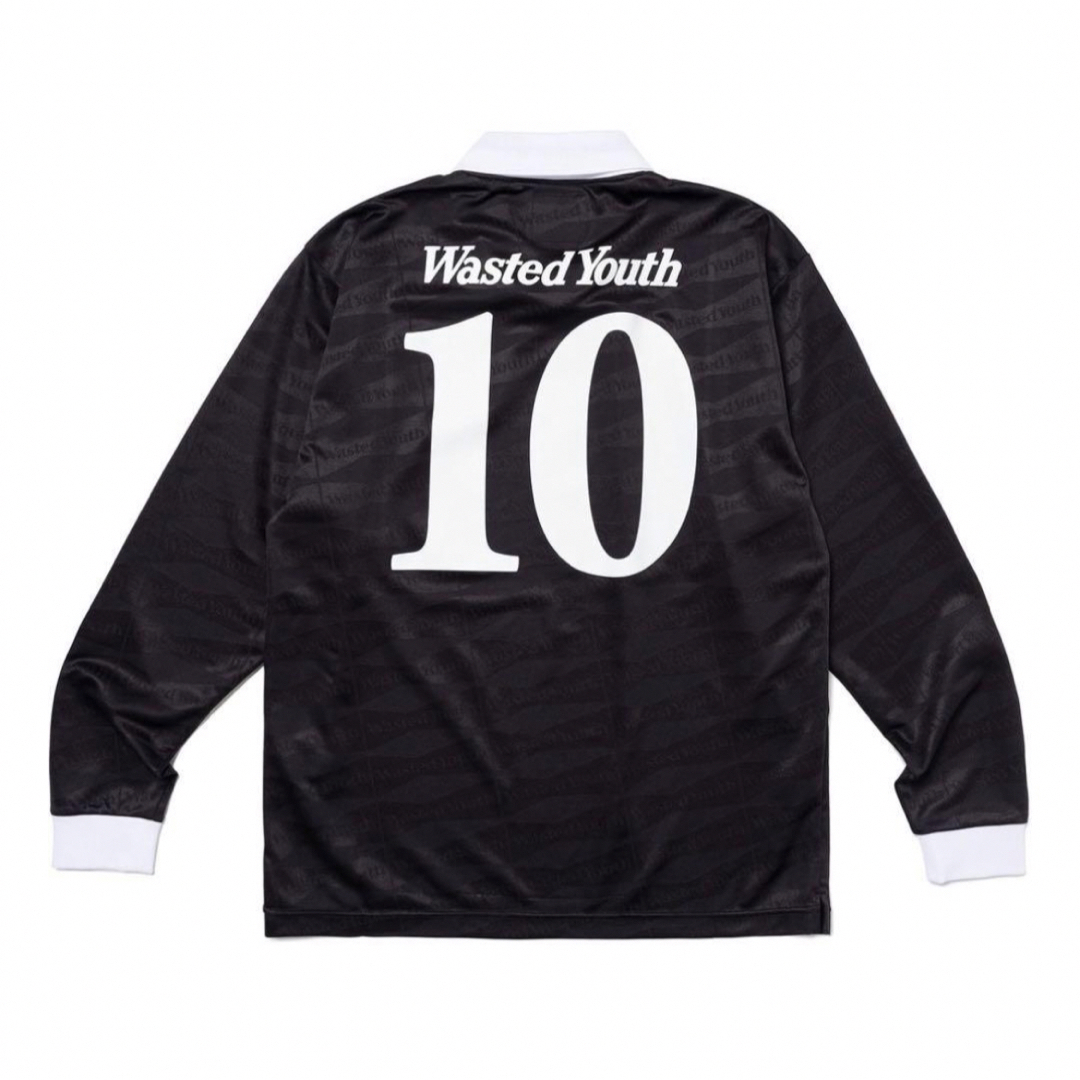 新品 Wasted Youth Soccer Shirt "Black" XL