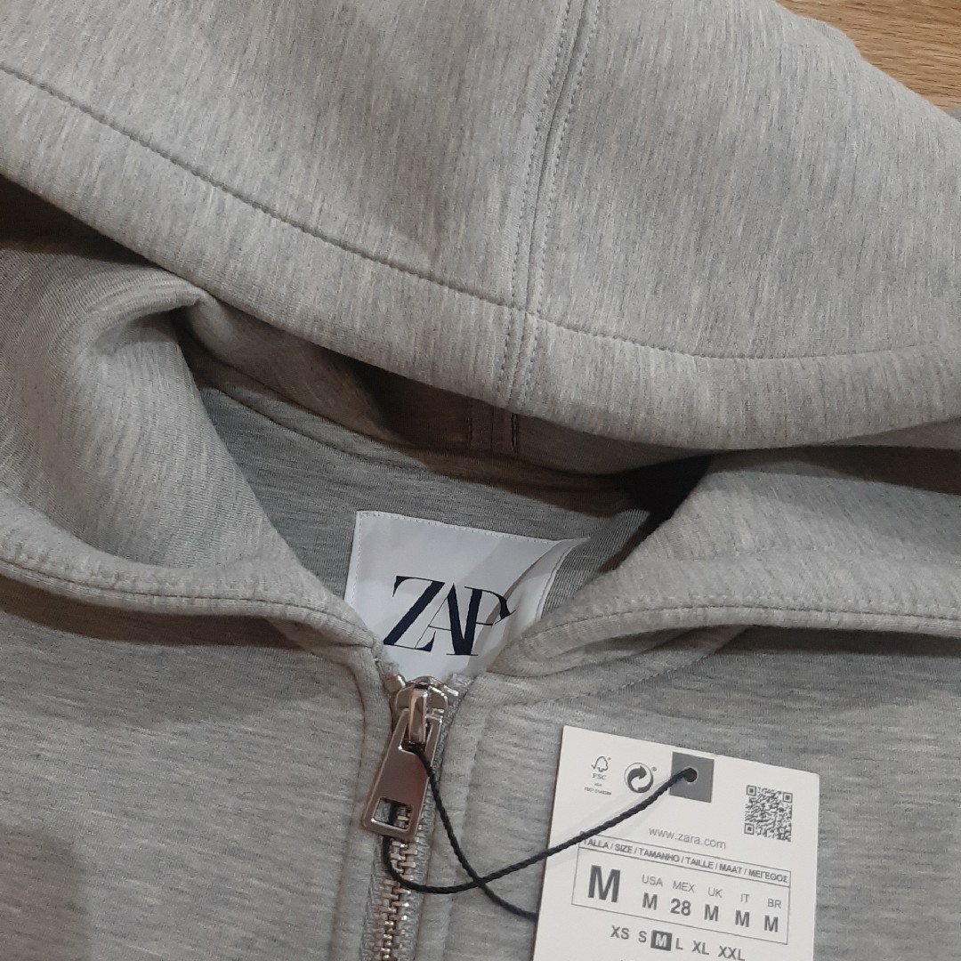 ZARA　ネオプレン　エフェクトジャケット　M　今期　正規品　完売品