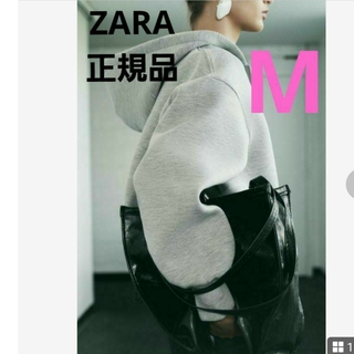 ザラ(ZARA)のZARA　ネオプレン　エフェクトジャケット　M　今期　正規品　完売品(パーカー)