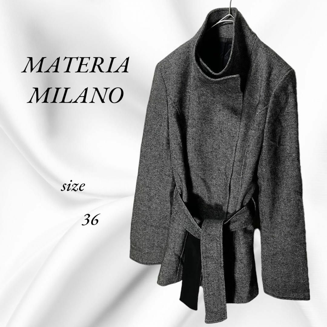 【お値下げ】マテリア ミラノ  ブラックジャケット