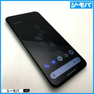 グーグル(Google)の997 SIMフリー Google Pixel 5 128GB グリーン美品(スマートフォン本体)