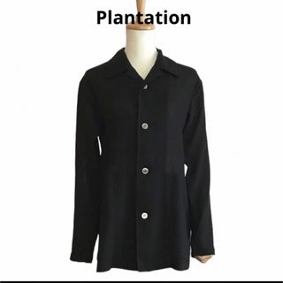 プランテーション(Plantation)のPlantation リネンコットン素材 ジャケット　ゆったり(テーラードジャケット)