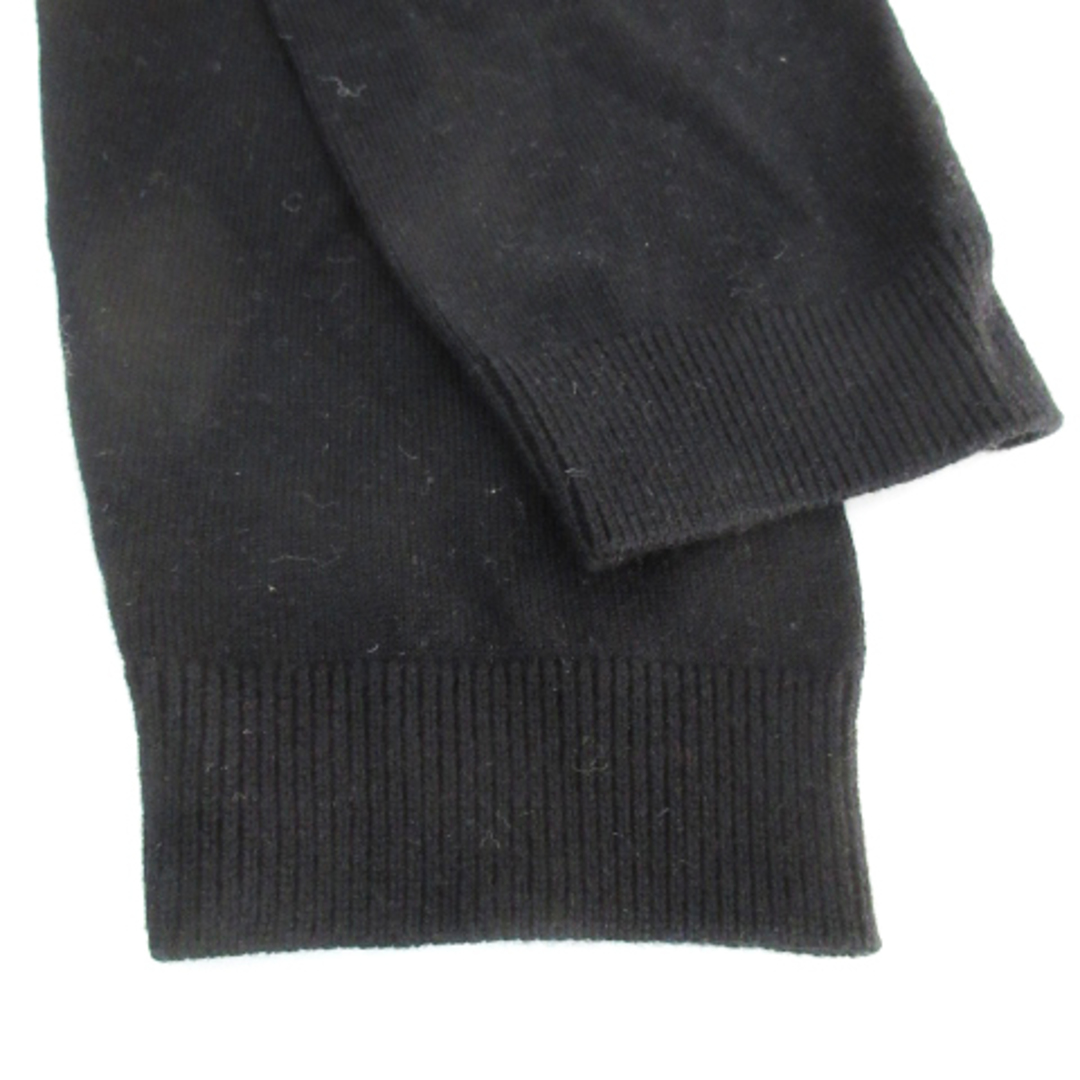 ikka(イッカ)のイッカ ニット セーター 長袖 クルーネック ライン L 黒 杢グレー ブラック メンズのトップス(ニット/セーター)の商品写真