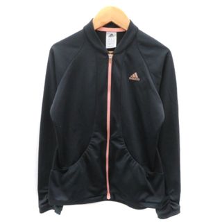 アディダス(adidas)のアディダス スポーツウェア ジャージ ジャケット ミドル丈 ジップアップ ロゴ(その他)