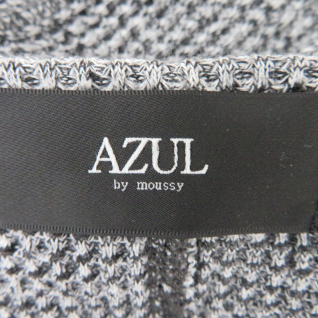 AZUL by moussy(アズールバイマウジー)のアズールバイマウジー カットソー 長袖 Vネック 無地 M ダークグレー レディースのトップス(カットソー(長袖/七分))の商品写真