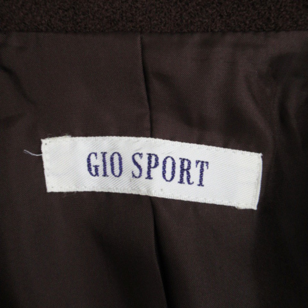 GIO SPORT(ジオスポーツ)のジオスポーツ GIO SPORT Pコート ピーコート ウール 2 ブラウン レディースのジャケット/アウター(ピーコート)の商品写真