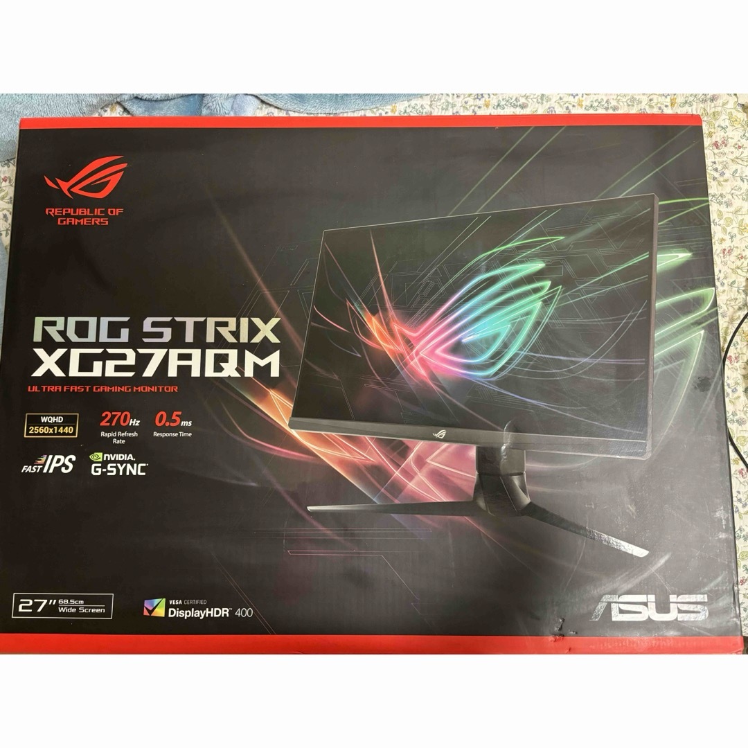 ASUS ROG Strix XG27AQM 270Hz/27インチ/WQHD/