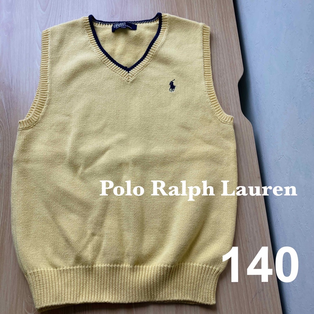 POLO RALPH LAUREN(ポロラルフローレン)のPolo Ralph Lauren   ラルフローレン　ニット　ベスト　140 キッズ/ベビー/マタニティのキッズ服男の子用(90cm~)(その他)の商品写真