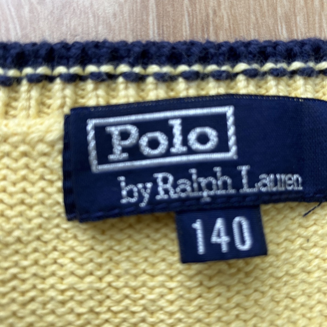 POLO RALPH LAUREN(ポロラルフローレン)のPolo Ralph Lauren   ラルフローレン　ニット　ベスト　140 キッズ/ベビー/マタニティのキッズ服男の子用(90cm~)(その他)の商品写真