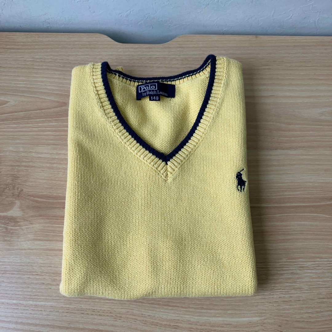 POLO RALPH LAUREN(ポロラルフローレン)のPolo Ralph Lauren   ラルフローレン　ニット　ベスト　140 キッズ/ベビー/マタニティのキッズ服男の子用(90cm~)(その他)の商品写真