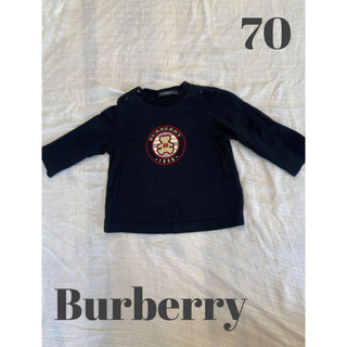 BURBERRY - バーバリー Burberry ラインストーン 長袖Tシャツ 80の通販
