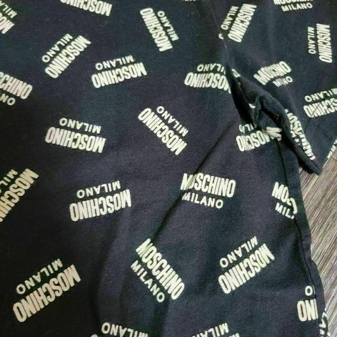 MOSCHINO 総柄 ロゴ Tシャツ かわいい トレーナー 半袖 ポロシャツ