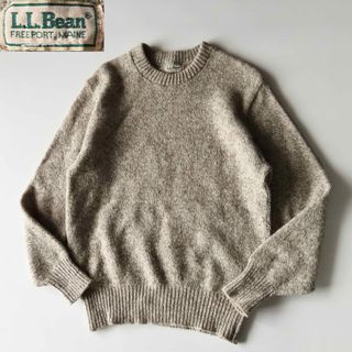 L.L.Bean - 古着 エルエルビーン L.L.Bean リブ編み ハーフボタン ...