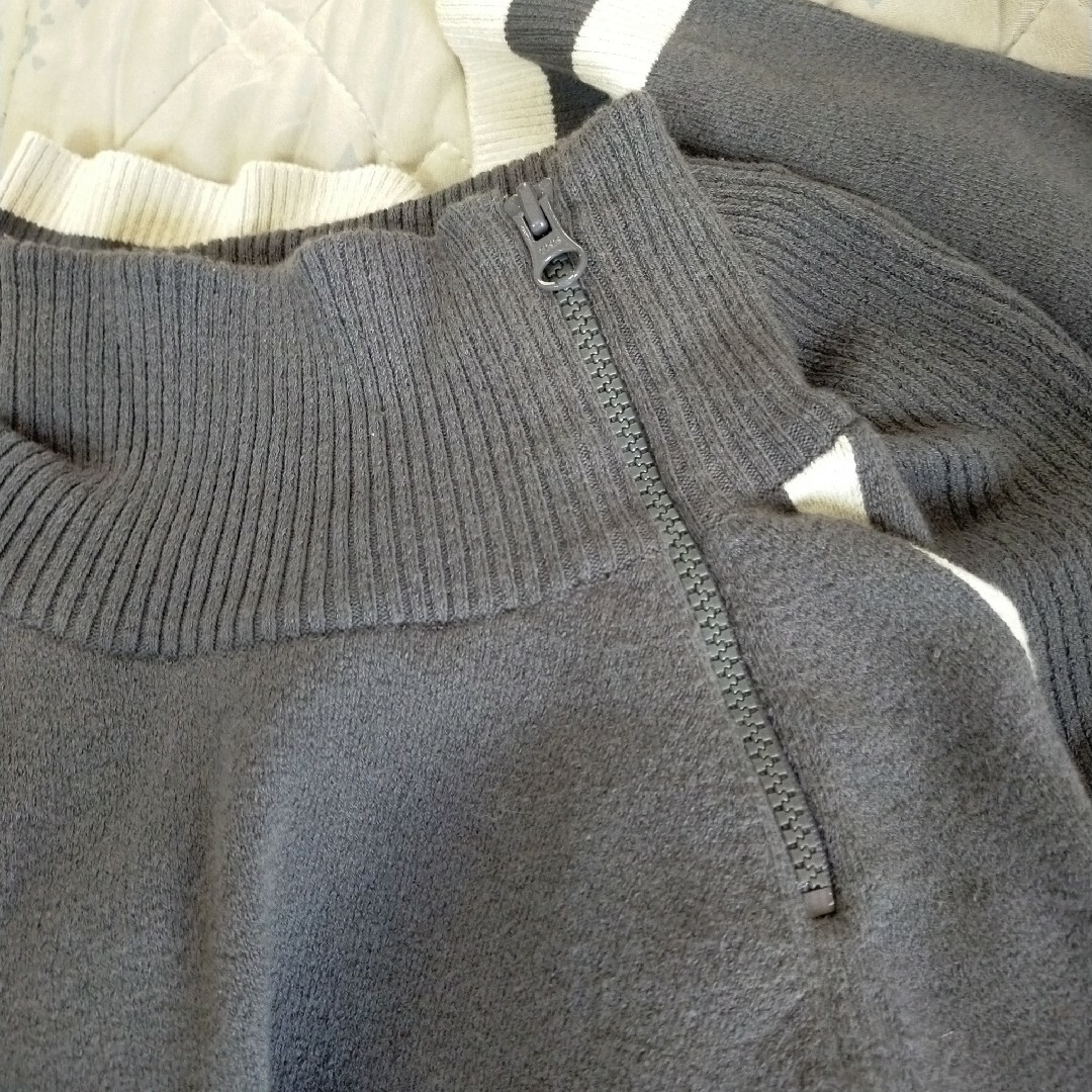 Emporio Armani - エンポリオアルマーニ ジップニットセーターの通販 Emporio Armani - エンポリオアルマーニ ジップニットセーターの通販