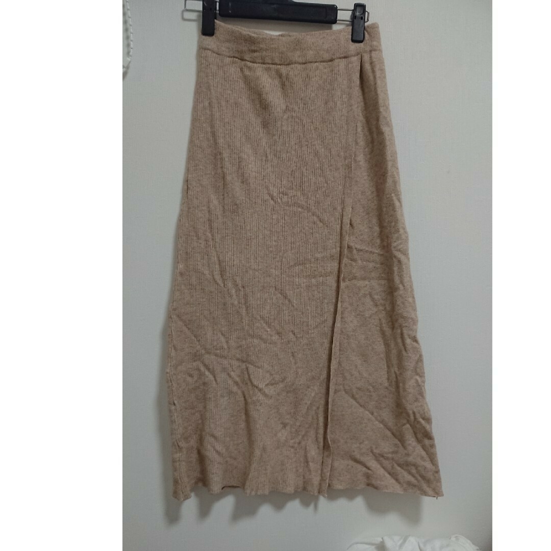 タイトスカート♡ベージュ レディースのスカート(ロングスカート)の商品写真