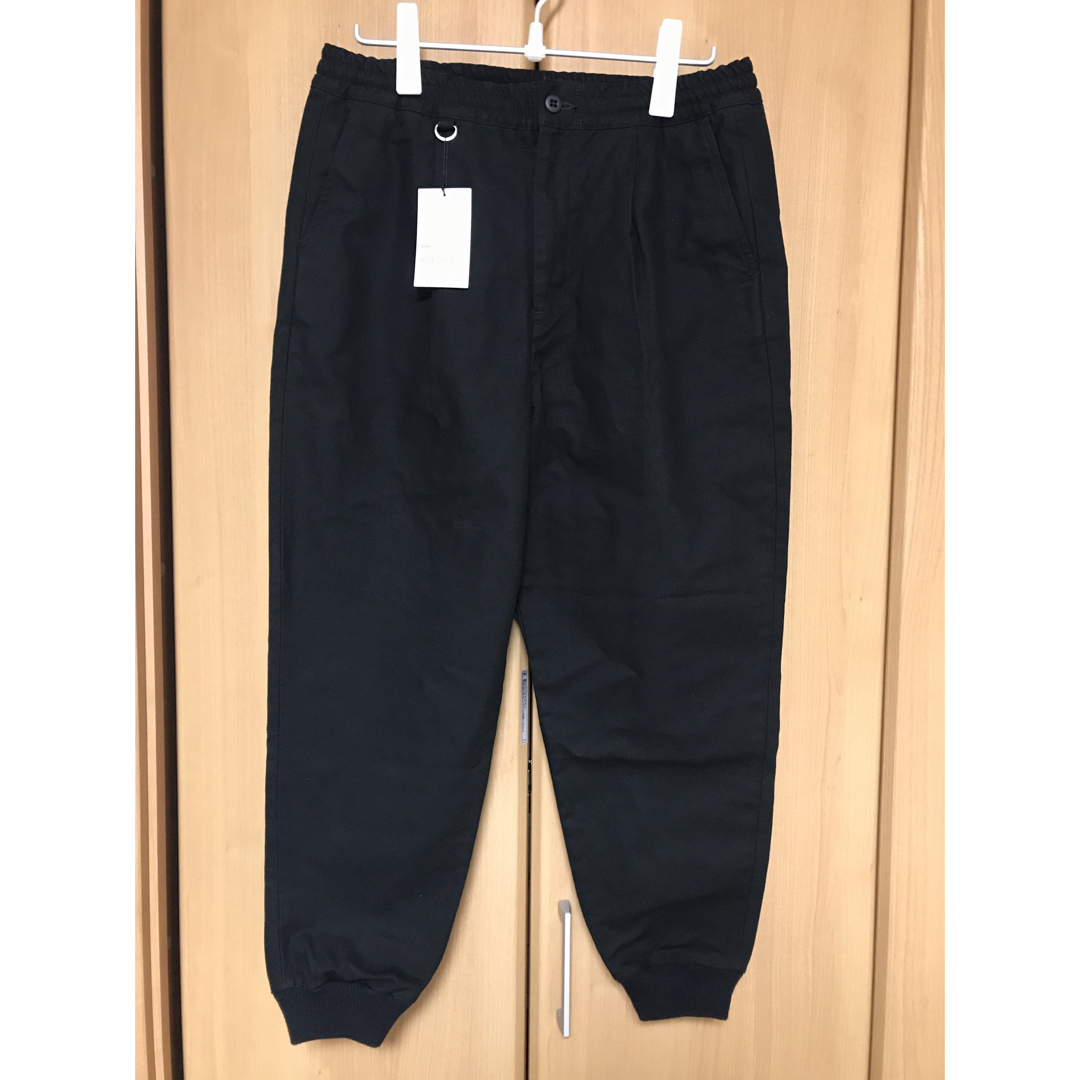 uniform experiment RIBBED TAPERED PANTS