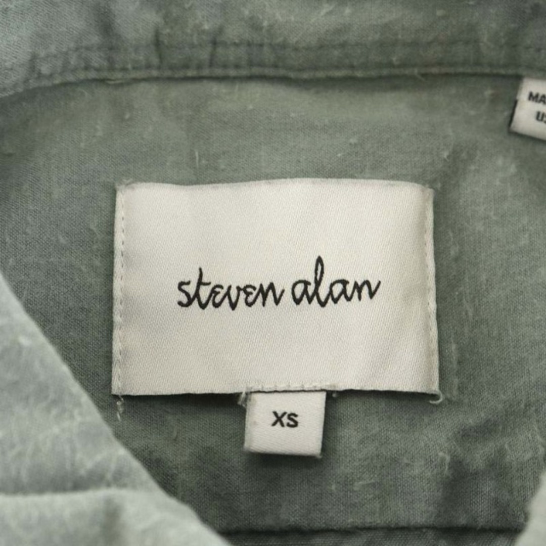 steven alan(スティーブンアラン)のスティーブンアラン SLUB CADET シャツ XS ライトグリーン メンズのトップス(シャツ)の商品写真