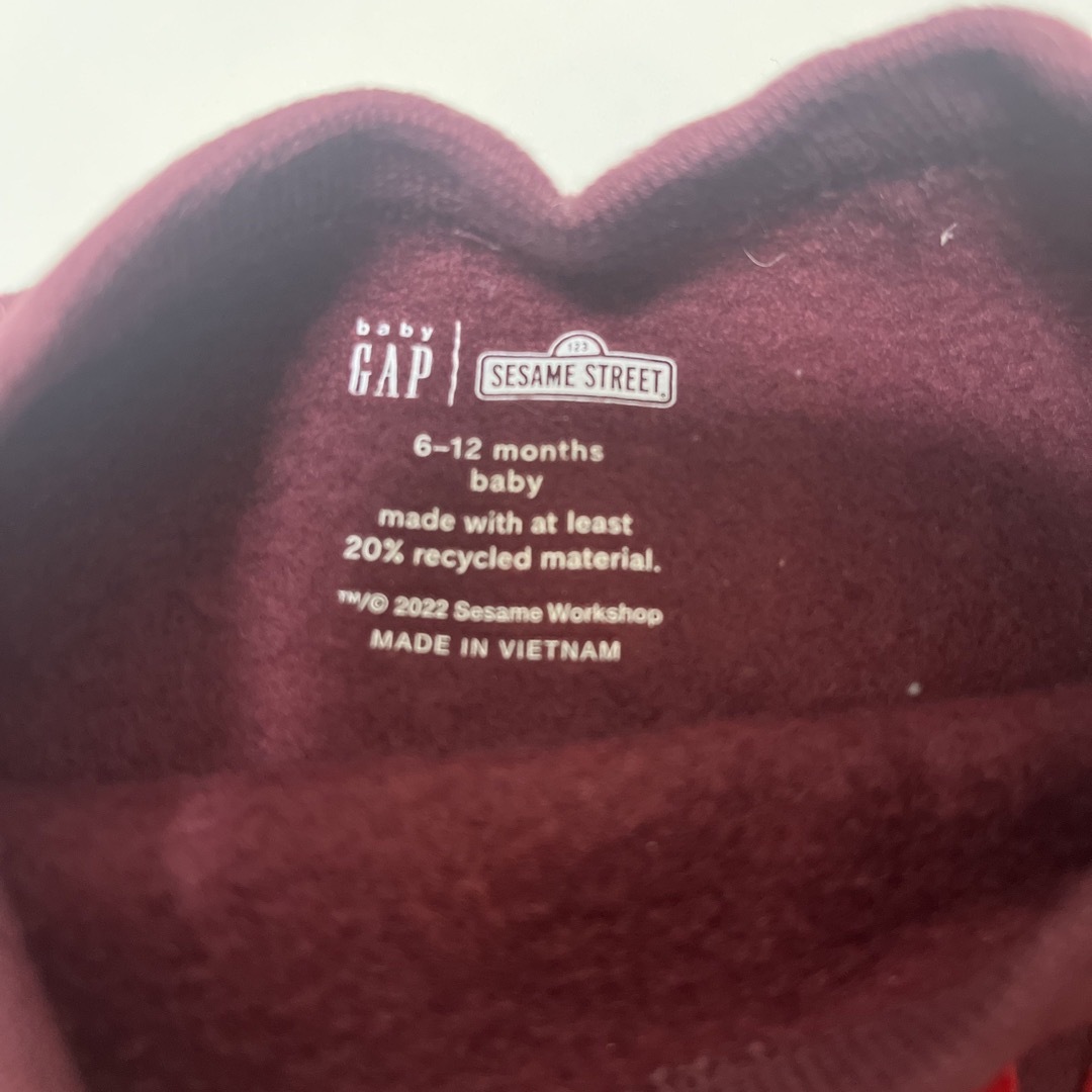 GAP(ギャップ)のGAPベビーロンパース冬用 キッズ/ベビー/マタニティのベビー服(~85cm)(ロンパース)の商品写真