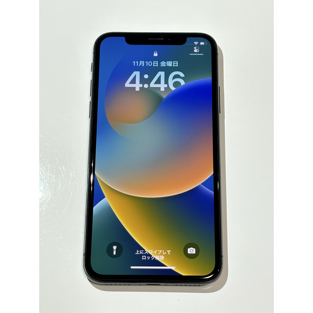 iPhoneiPhone X 64GB スペースグレー SIMフリー Face ID故障品