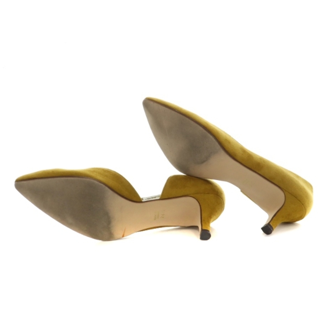 Le Talon(ルタロン)のルタロン パンプス ヒール スエード ポインテッドトゥ 24.5cm 黄 レディースの靴/シューズ(ハイヒール/パンプス)の商品写真